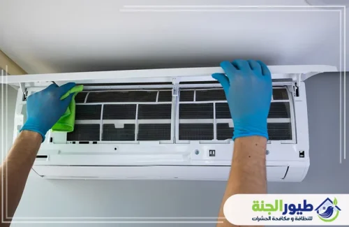 خدمة تنظيف مكيفات سبليت العين صيانة دقيقة، تعقيم الفلاتر، تحسين جودة الهواء، وكفاءة تبريد عالية لراحة منزلك.